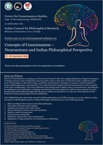 Concepts of Consciousness - Neuroscience & Indian philosophical perspective
